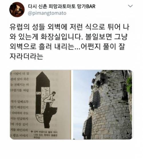 유럽 성의 화장실 | 인스티즈