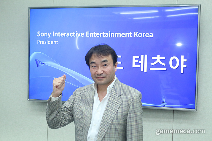 안도 테츠아 소니인터렉티브엔터테인먼트코리아 대표가 불매 운동의 영향이 있었다고 밝혔다 (사진: 게임메카 촬영)